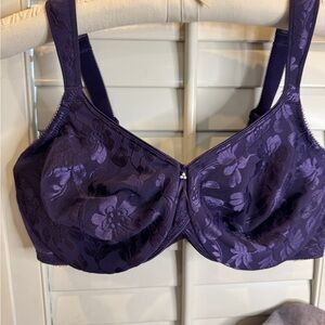 Wacoal Deep Purple Floral Lace Bra‎ 40D